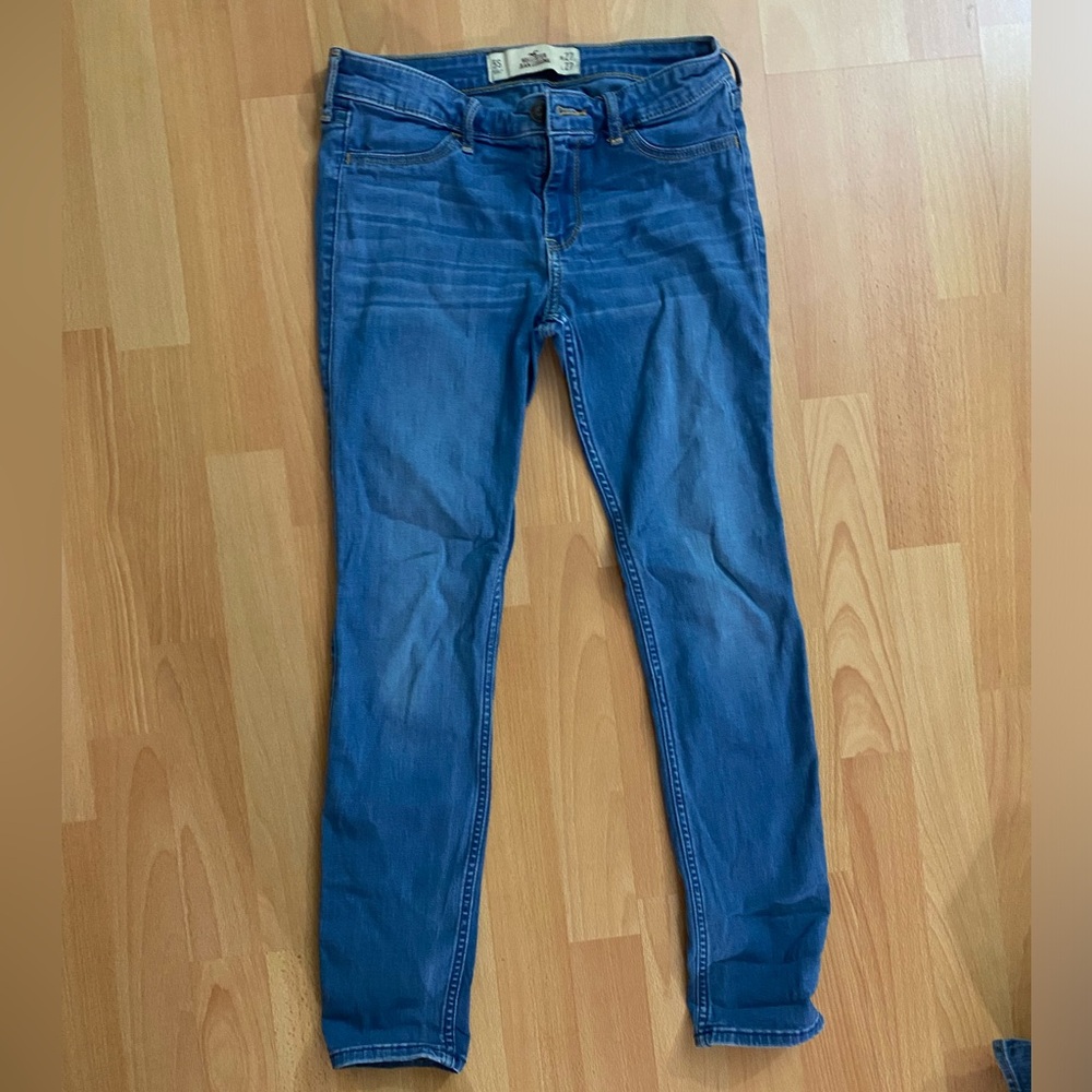 Hollister Jean Leggings Women Light-Blue Wash Size 5S 27x27